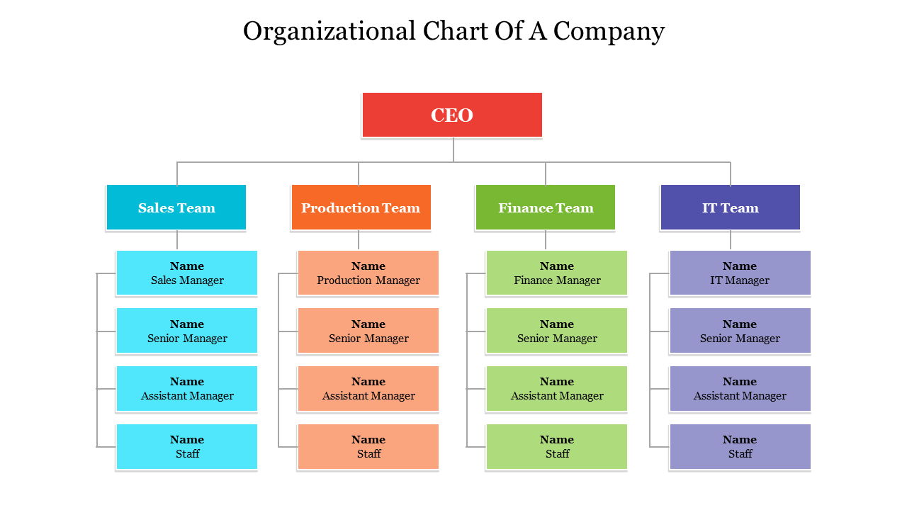 Stunning Organizational Chart Of A Company